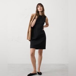 Banana Republic Classic Black Sleeveless Shesth Dress